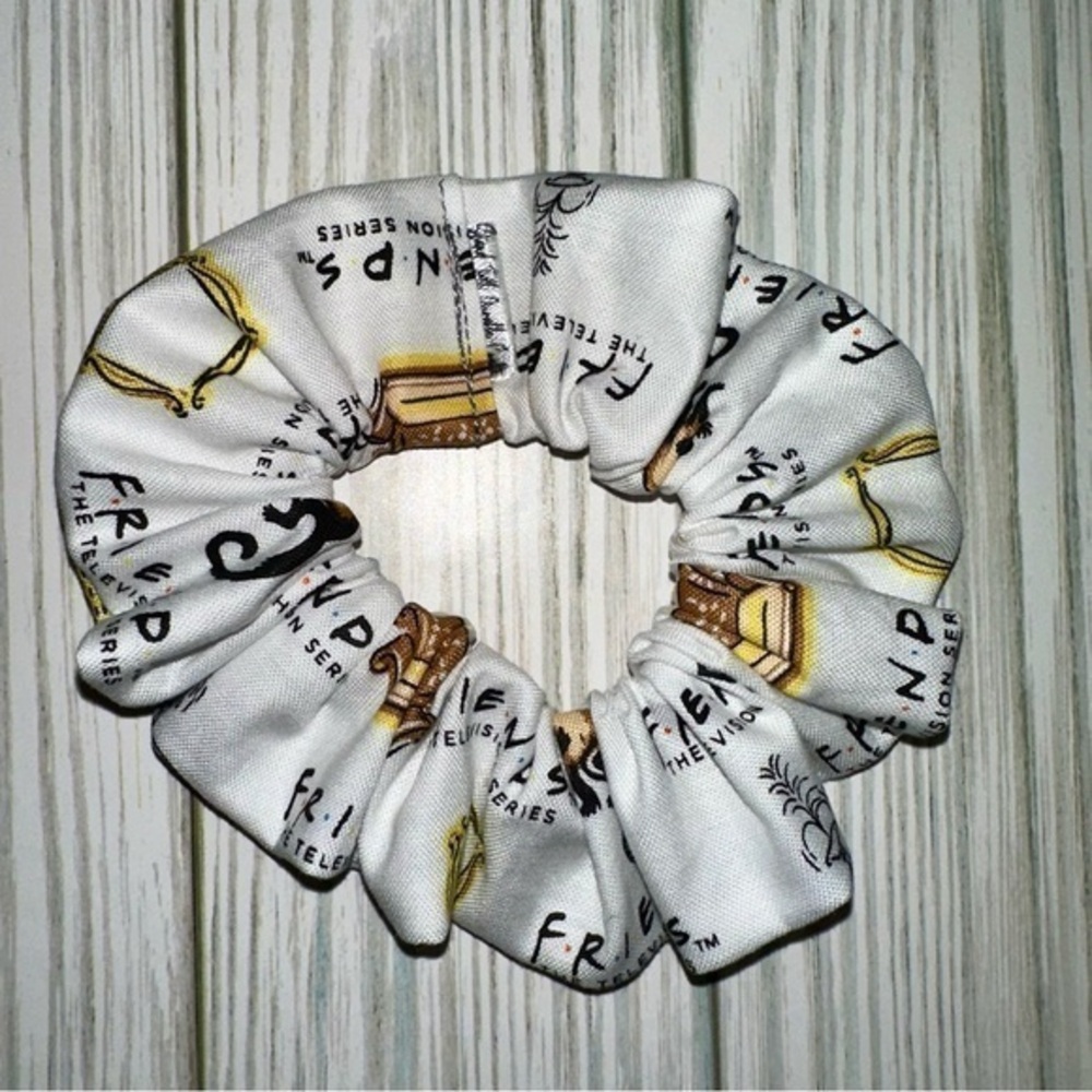 $7ea or 3/$15 Friends TV show Hair Scrunchie new